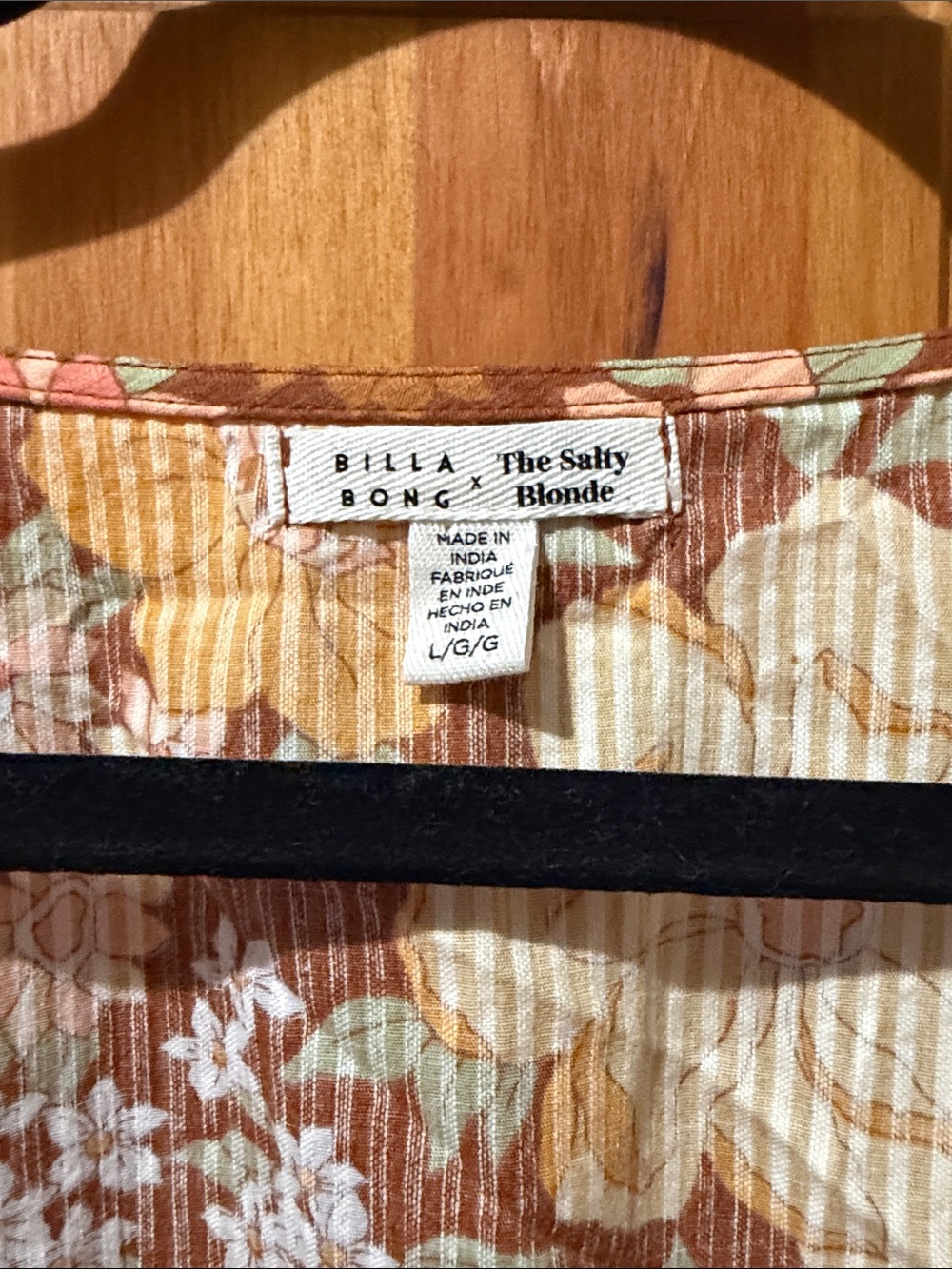 BILLABONG X SALTY BLONDE "HELLO THERE" MAXI DRESS - Picture 4 of 6